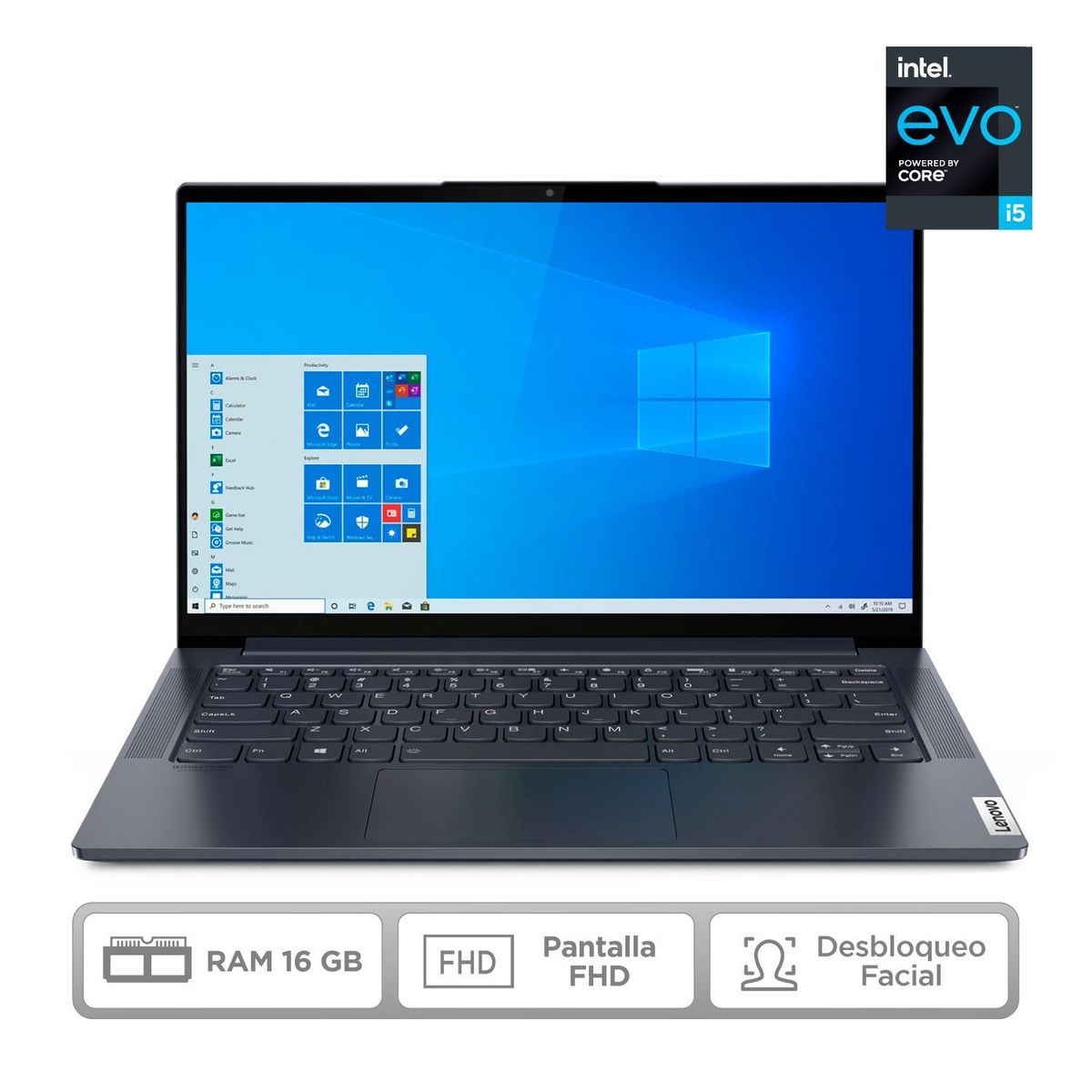 LENOVO - Portátil Lenovo Yoga Slim 7 14 Pulgadas Intel Core i5 16GB 512GB