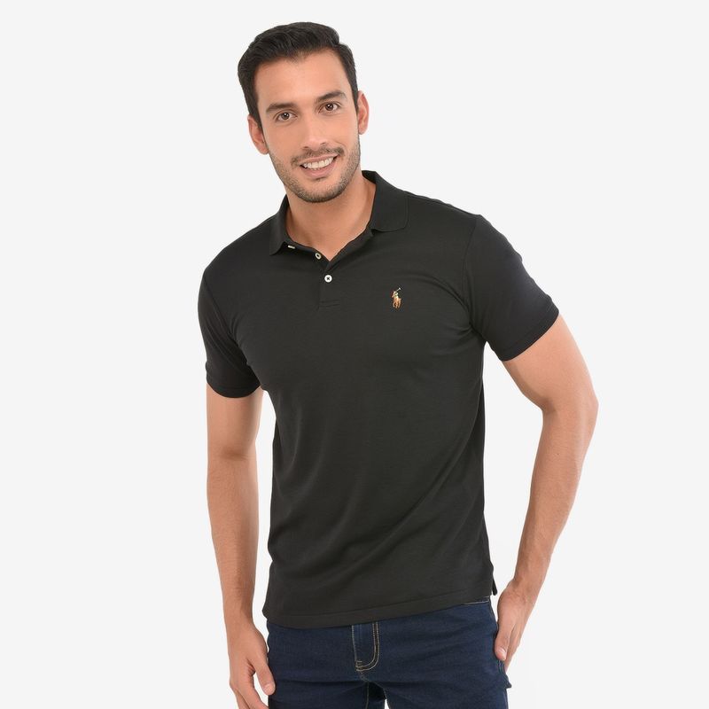 POLO RALPH LAUREN - Camiseta Polo Hombre Manga Corta Custom Slim Fit Polo Ralph Lauren
