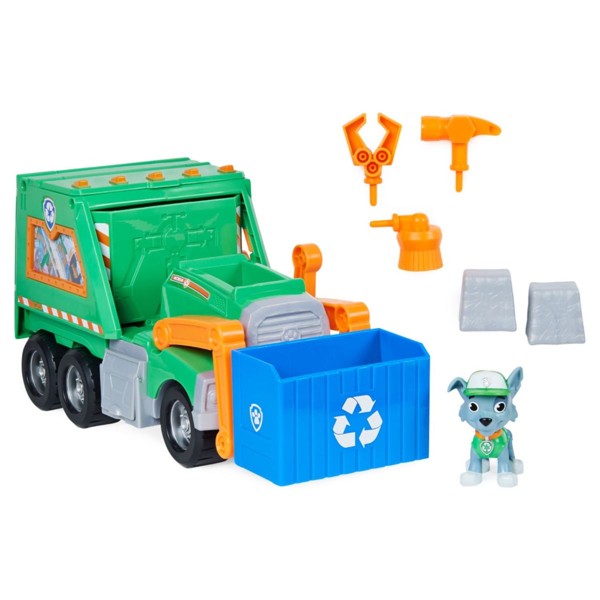 PAW PATROL - Vehículo Paw Patrol Camión de Reciclaje de Rocky