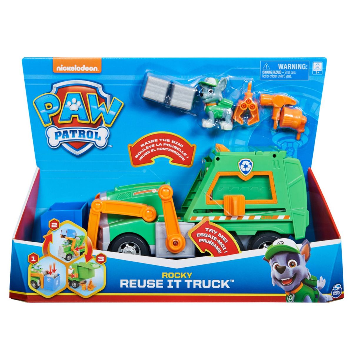 PAW PATROL - Vehículo Paw Patrol Camión de Reciclaje de Rocky