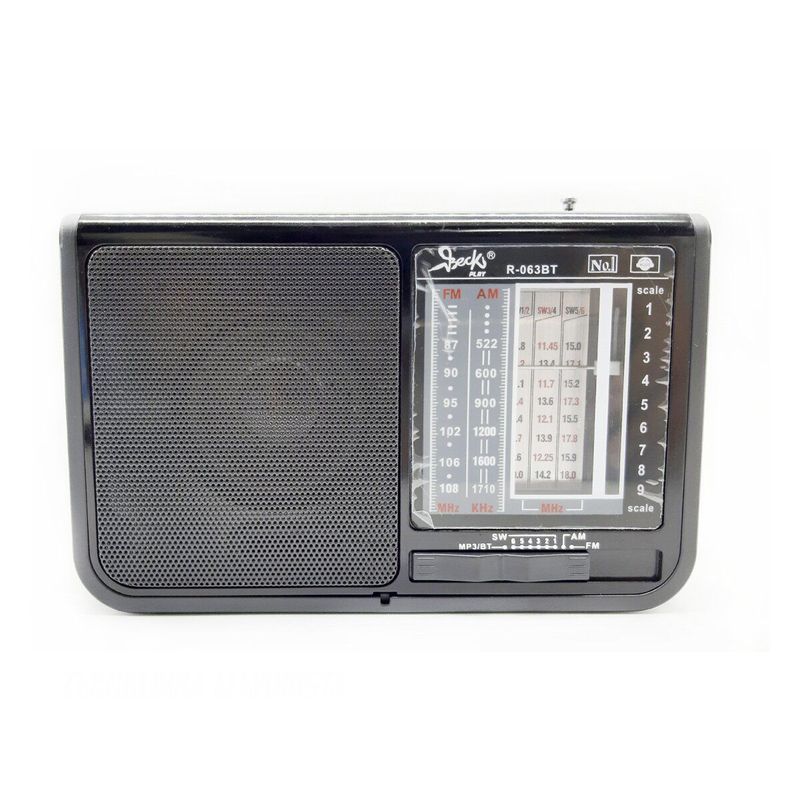 BECK PLAY - Radio recargable con panel solar r-063bt beck play