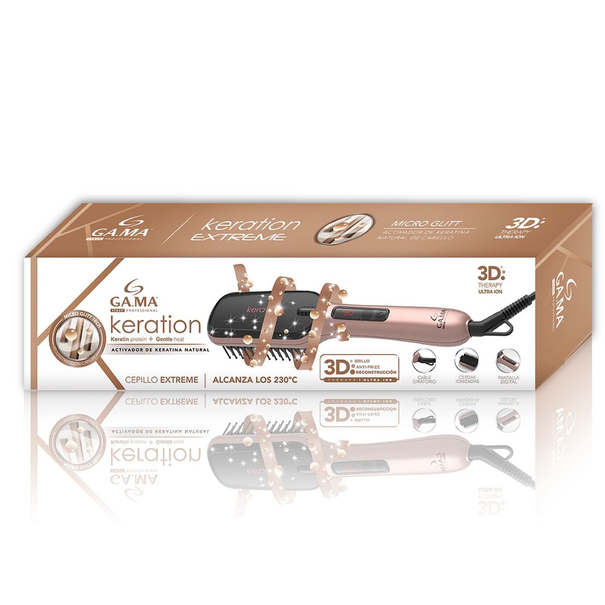 GAMA - Cepillo Alisador Gama Innova Extreme Keration