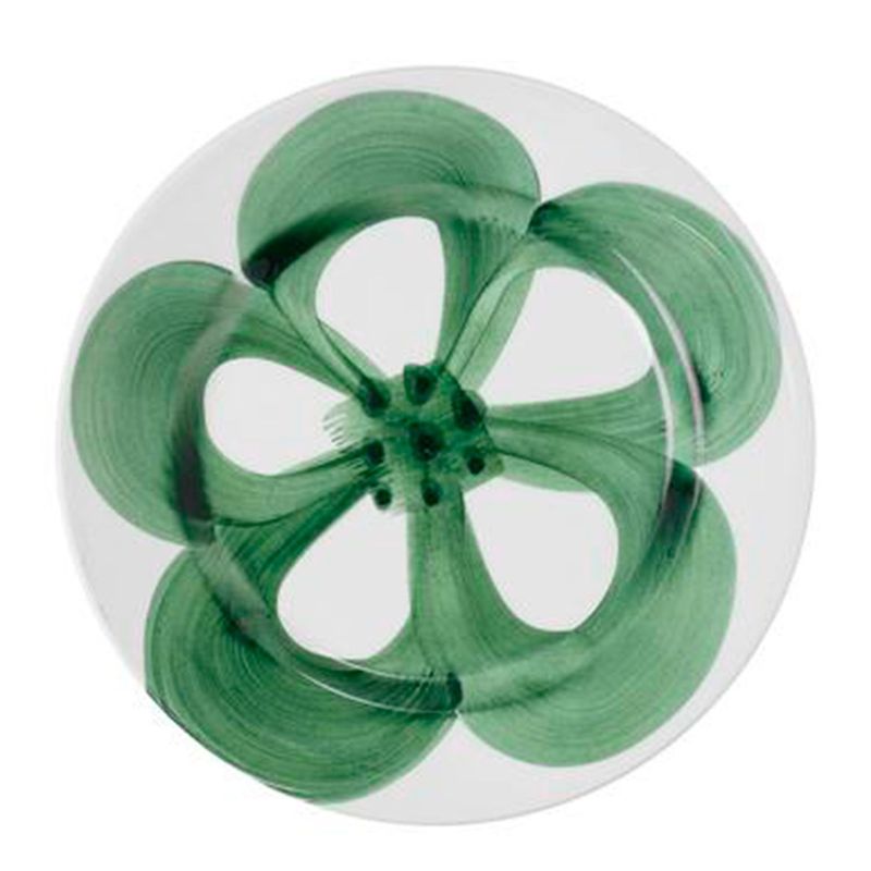 PLACEMENT - Plato de Postre Cerámica Lor Verde 21 cm