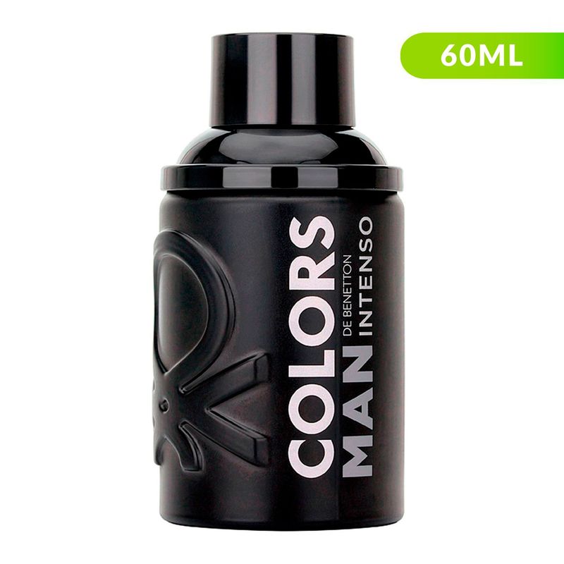 BENETTON - Perfume Hombre Benetton Colors Black Man Intenso 60 ml EDP