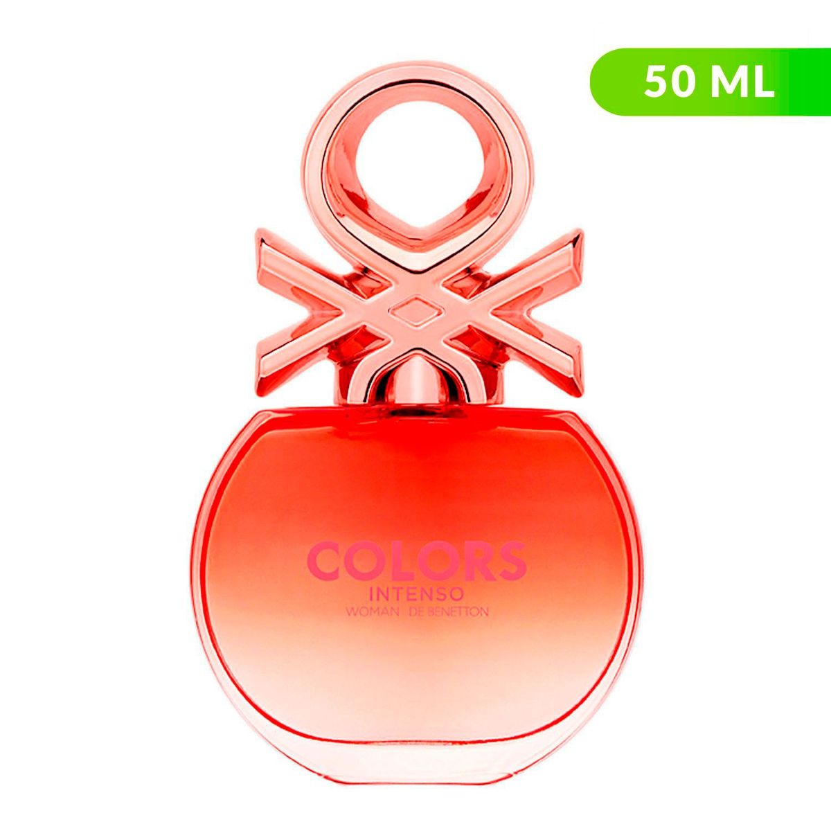BENETTON - Perfume Mujer Benetton Colors Rose Woman Intenso 50 ml Eau de parfum 