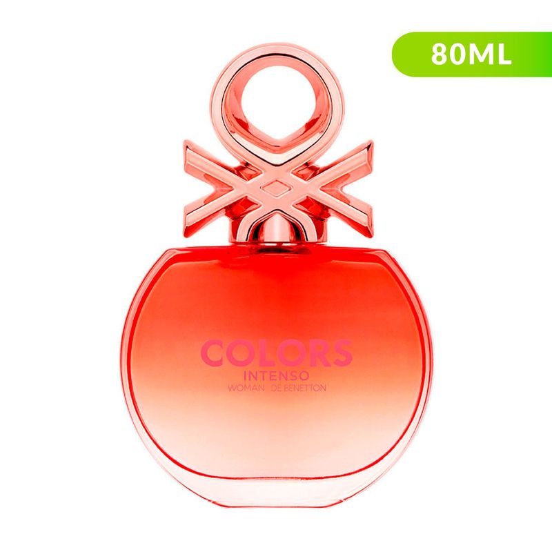 BENETTON - Perfume Mujer Benetton Colors Rose Woman Intenso 80 ml EDP