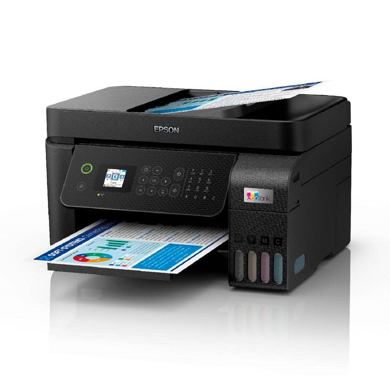 EPSON - Impresora Multifuncional Epson L5290 Conexión por WIFI a Color con Carga Continúa Compatible con Windows escaner y copiadora
