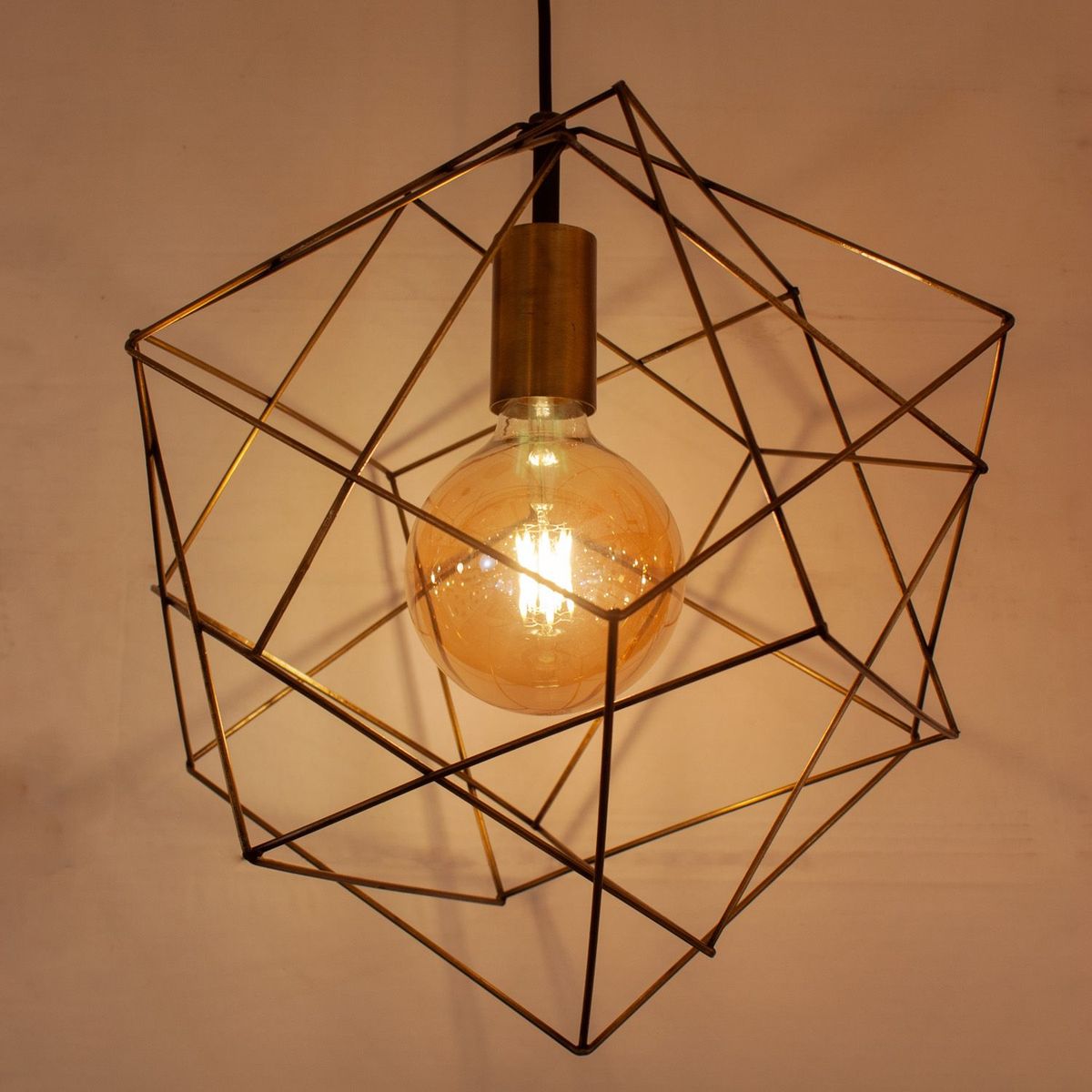 ILUMECO - Lámpara de Techo Ilumeco Decorativa Moderna Colgante Cubik 42 x 44 cm