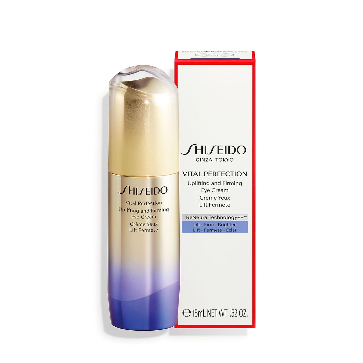 SHISEIDO - Tratamiento Reafirmante Anti arrugas Contorno de ojos Vital Perfection Uplifting and Firming Eye Cream Shiseido 15 ml