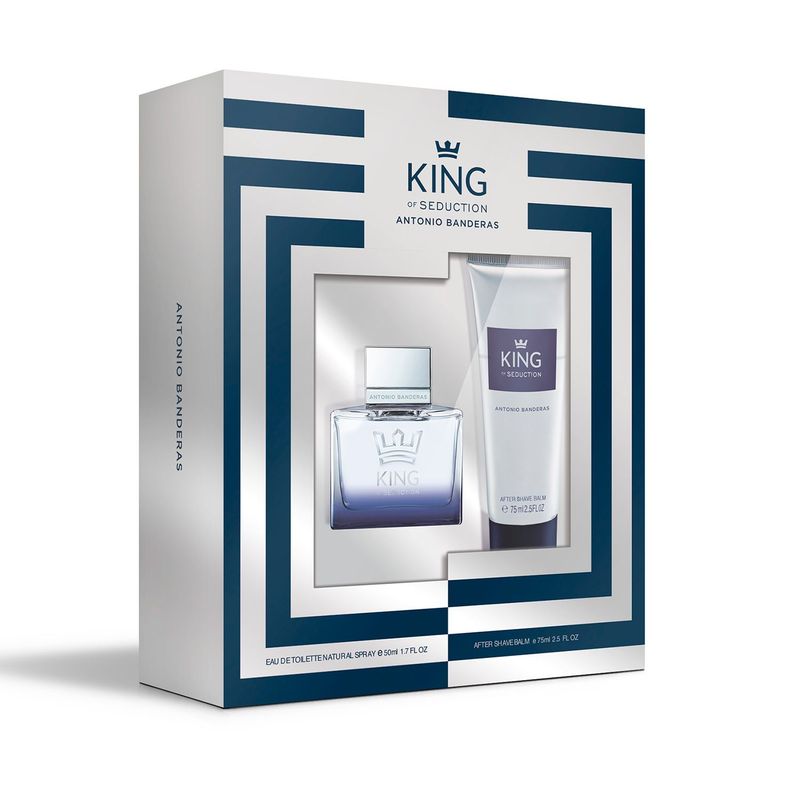 ANTONIO BANDERAS - Set de Perfume Hombre Antonio Banderas King of seduction 50 ml + After shower Antonio Banderas King of seduction 75 ml