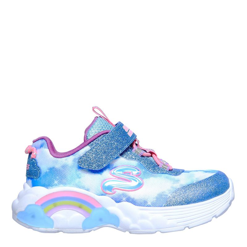 SKECHERS - Tenis Con Luces Skechers Niña Moda Rainbow Racer