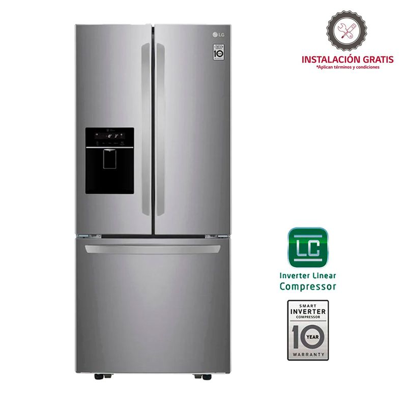 LG - Nevecón LG French door 618 lt Linear Inverter  LM22SGPK