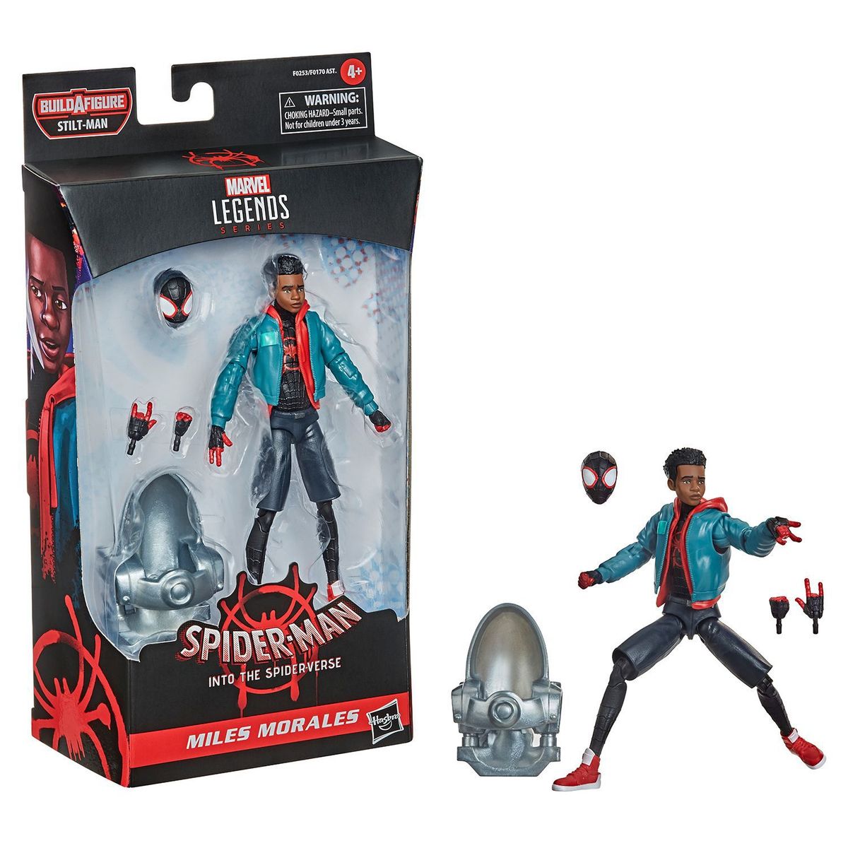 SPIDERMAN - Figura de Acción Spider-Man Legends Series Spider Man: Un Nuevo Universo 15 cm Miles Morales