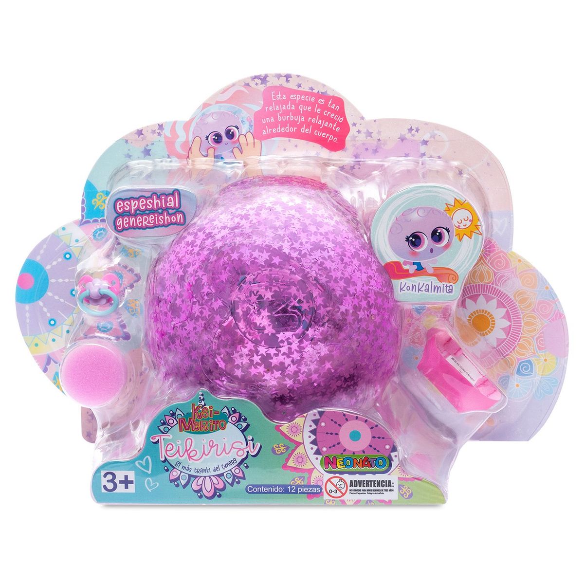 DISTROLLER - Muñeca Distroller Bebé Ksi-Mérito Konkalmita Edición Teikirisi Lila