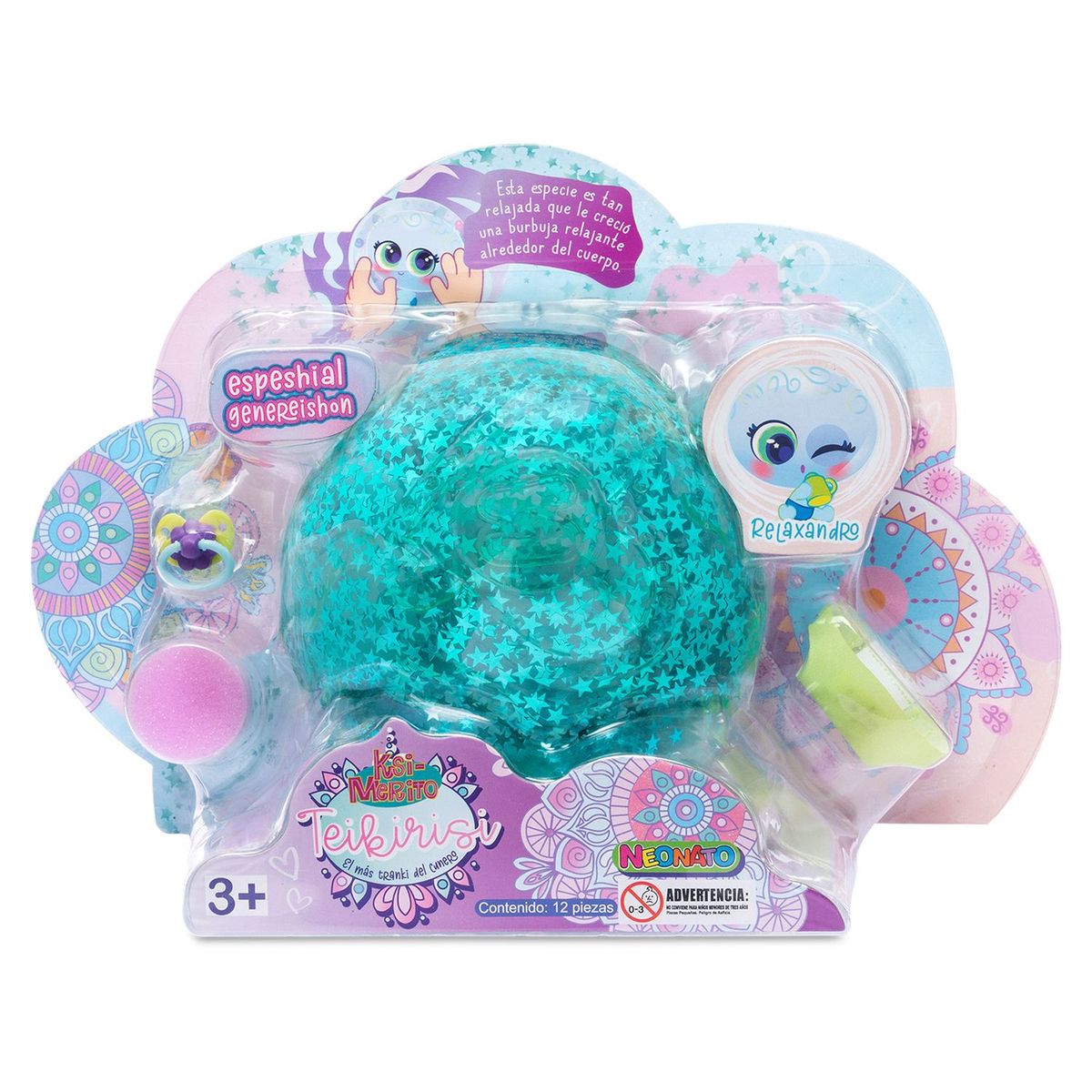 DISTROLLER - Muñeca Distroller Bebé Ksi-Mérito Relaxandro Edición Teikirisi Azul