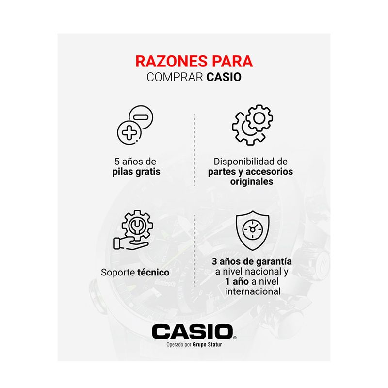 CASIO - Reloj de Hombre Casio Edifice - Reloj Casio
