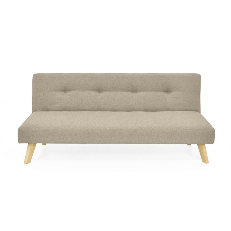 MICA - Sofá Cama Moderno en Tela 3 Puestos Lumas Duster 180 x 78 x 75 cm Mica