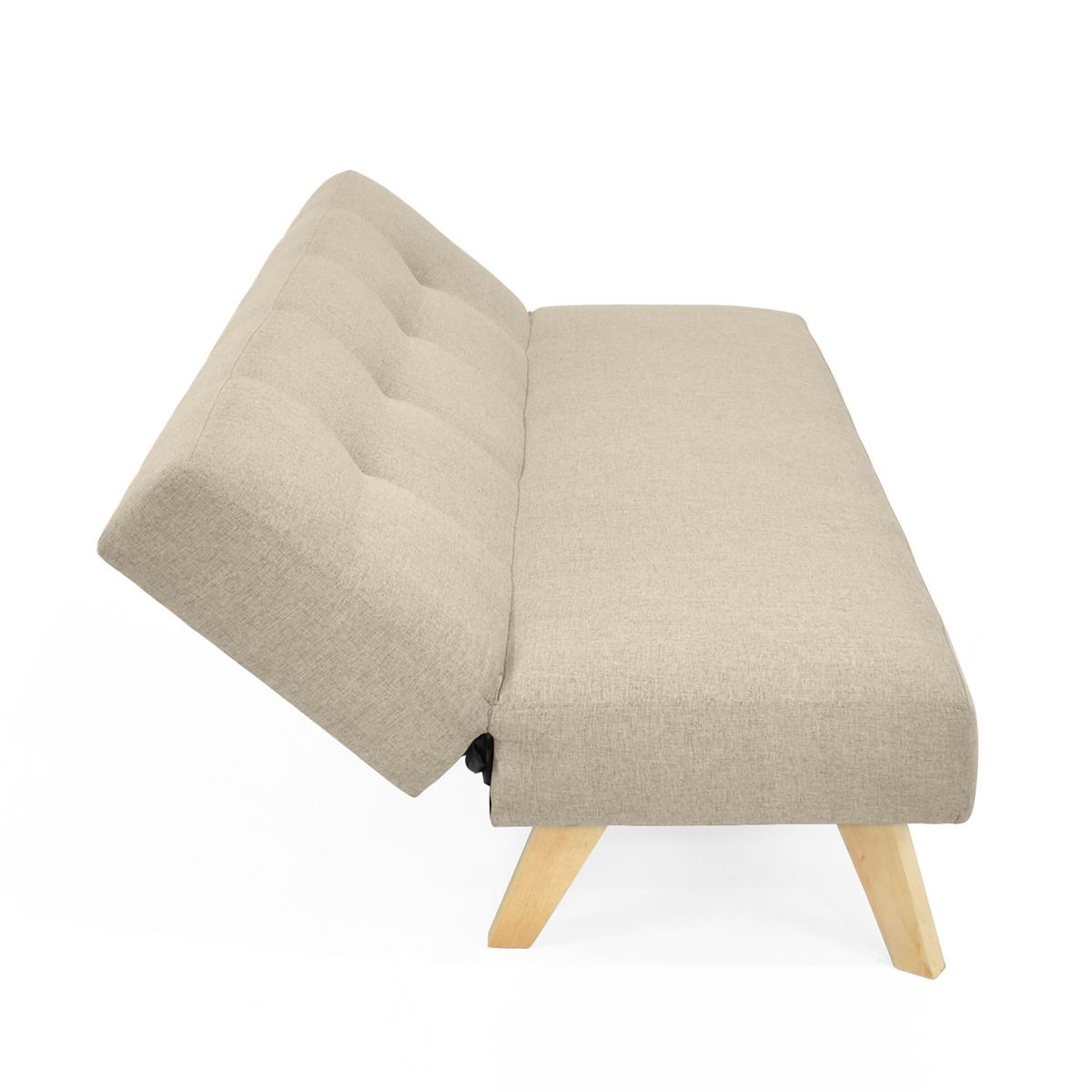 MICA - Sofá Cama Moderno en Tela 3 Puestos Lumas Duster 180 x 78 x 75 cm Mica