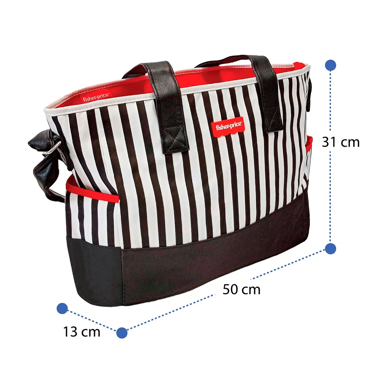 FISHER - Pañalera Unisex Fisher Price de hombro DFP9005
