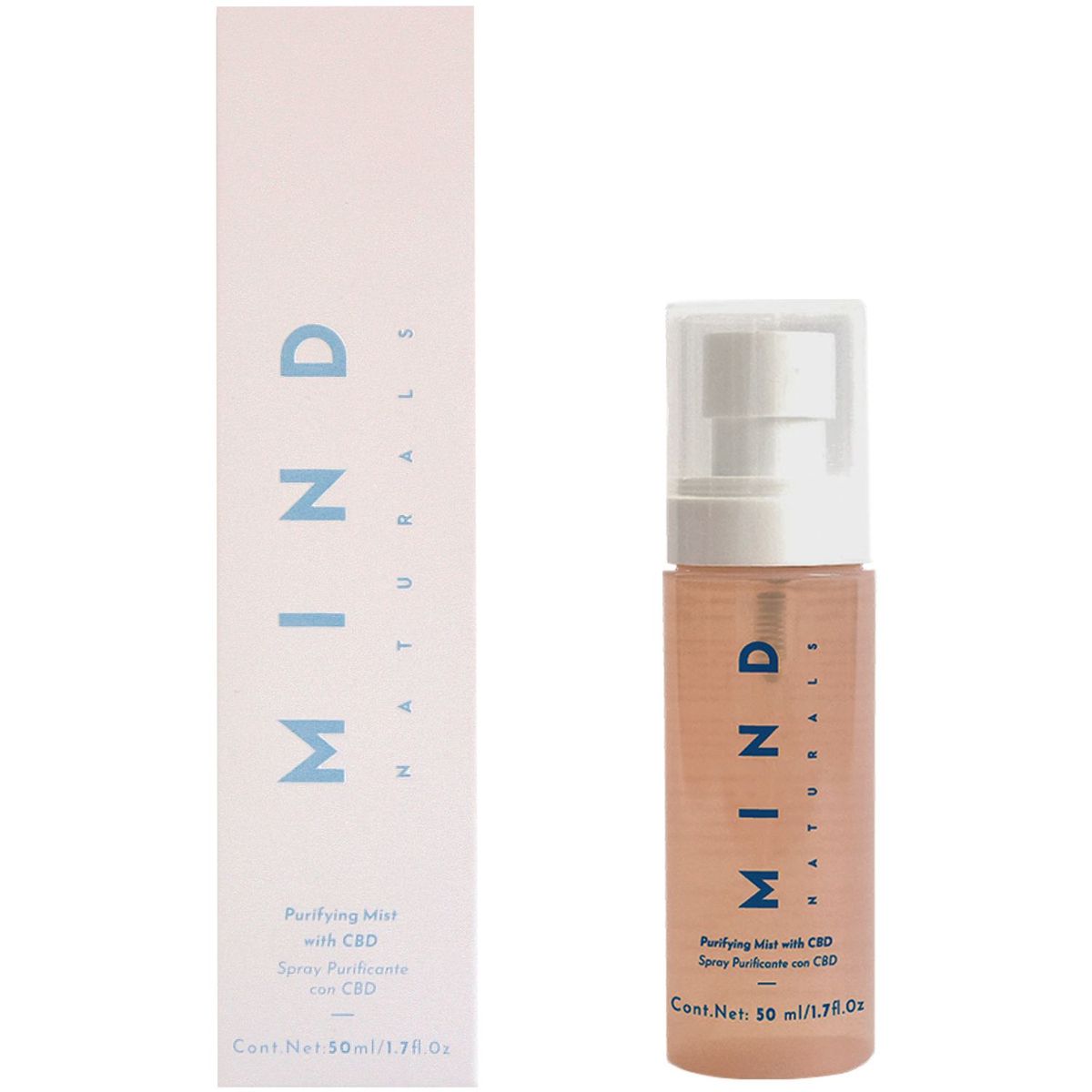 MIND NATURALS - Agua Termal Mind Naturals para Todo tipo de piel 50 ml