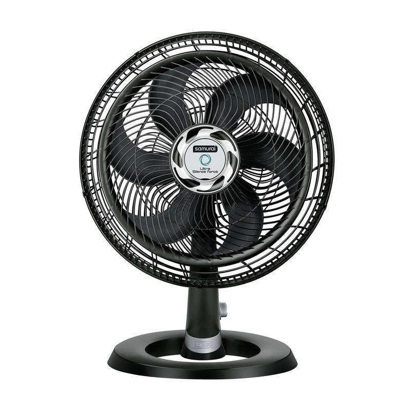 SAMURAI - Ventilador de Mesa Samurai Ultra Silence Force Negro 4 Velocidades