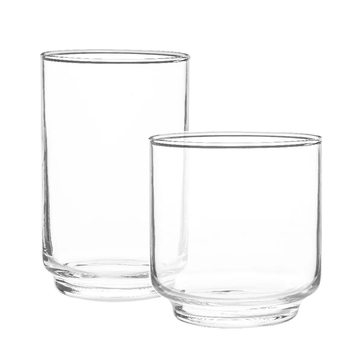 MICA - Set de Vasos Mica Vidrio 12 Piezas 12 - 9.5 Oz