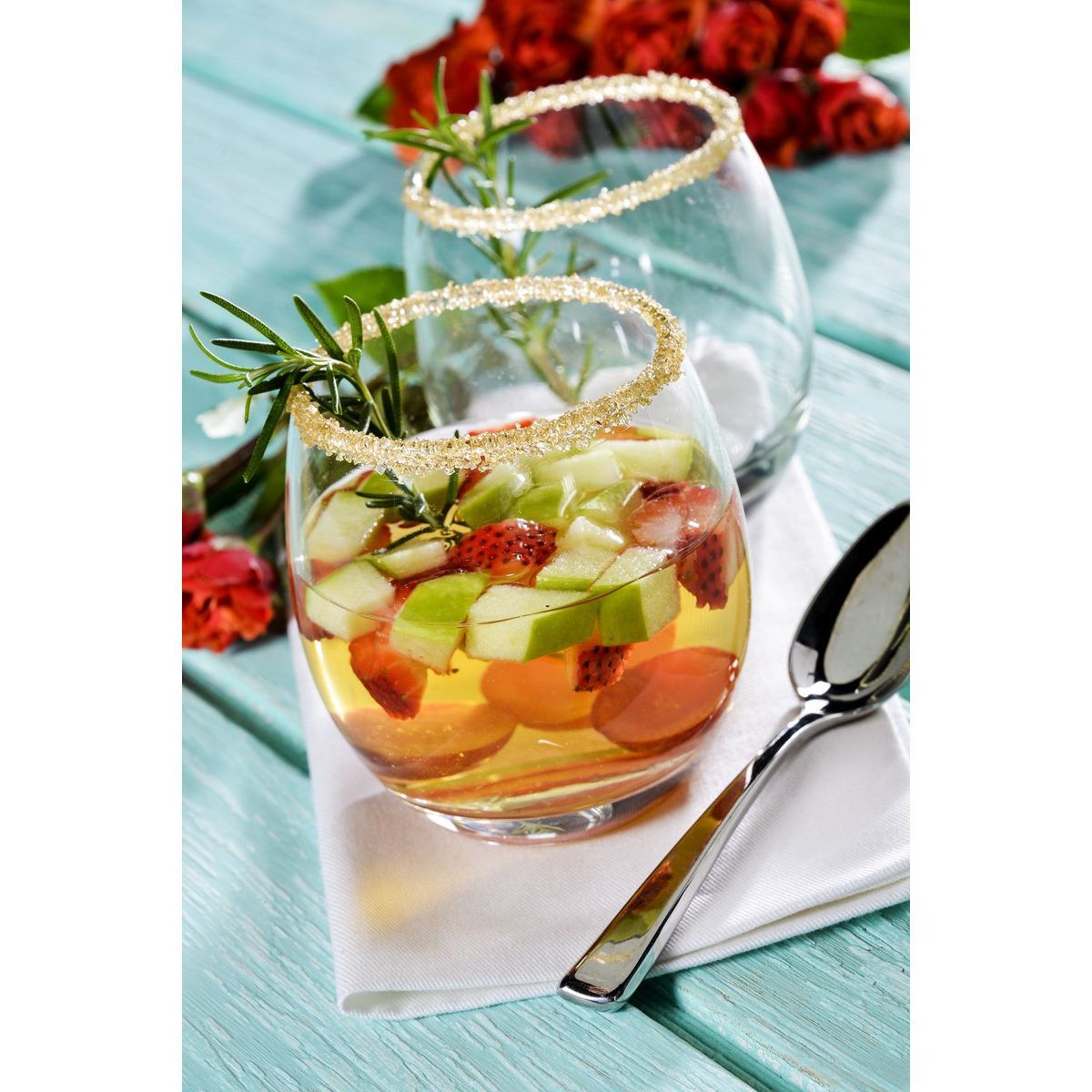 CRISTAR - Vaso de vidrio corto Cristar: 6 piezas