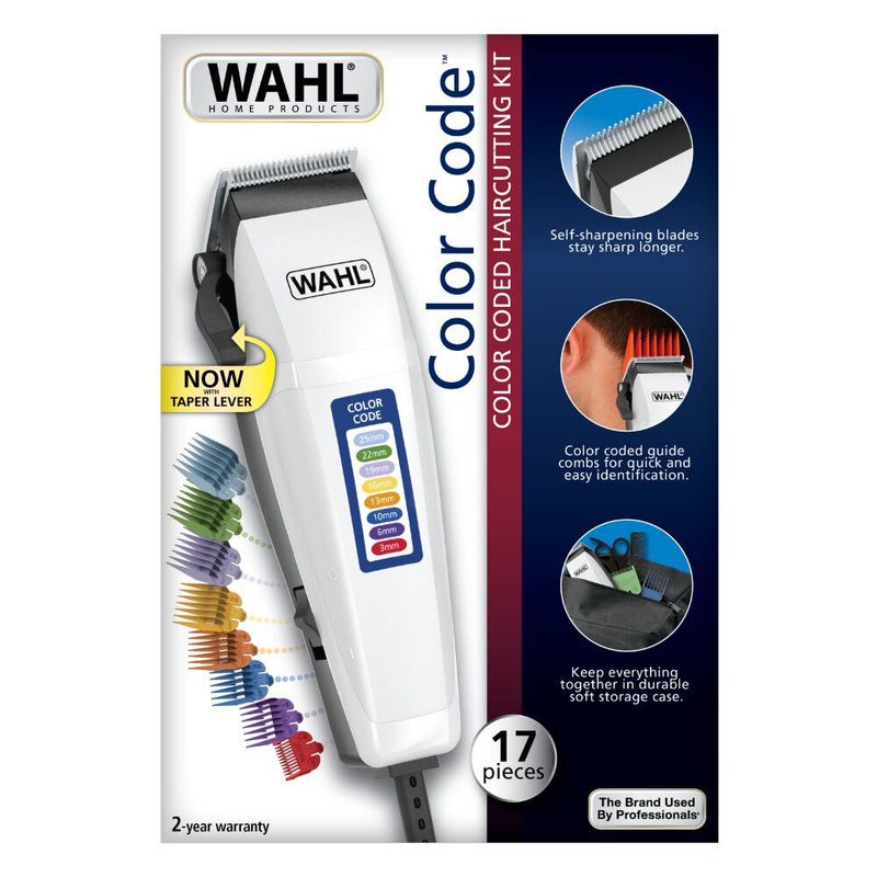 Maquina Peluquería Wahl Color Code Combo 17 Piezas WAHL | falabella.com