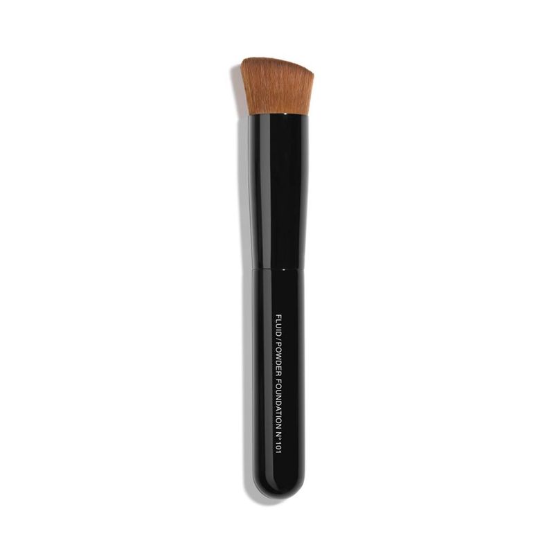 CHANEL - CHANEL PINCEAU 2 EN 1 N° 101 Brocha Para Base de Maquillaje Fluido y en Polvo