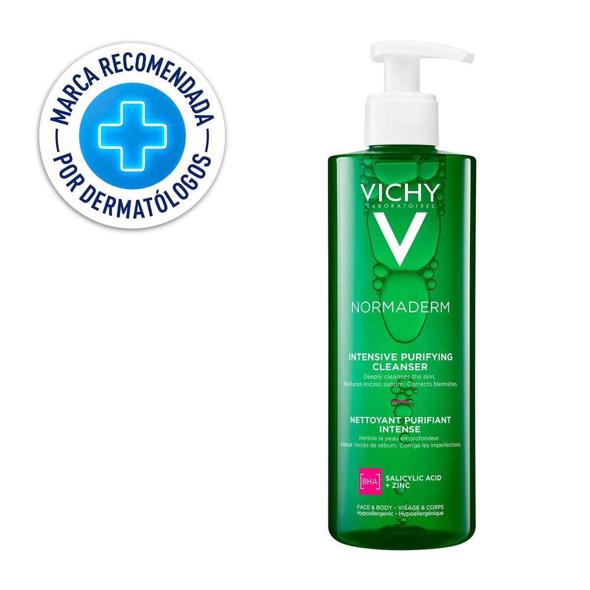 VICHY - Limpiador Vichy Normaderm Gel Limpiador Purificante 400ml