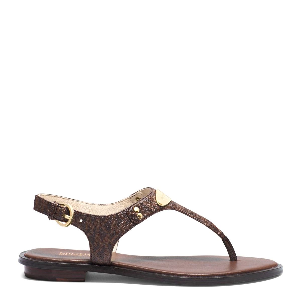 MICHAEL KORS - Sandalias para Mujer planas Sandalias Michael Kors cafés de moda para mujer