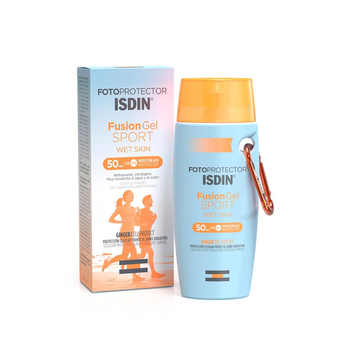 ISDIN - Bloqueador Solar Fusion Gel Sport Wet Skin Isdin para Todo tipo de piel 100 ml
