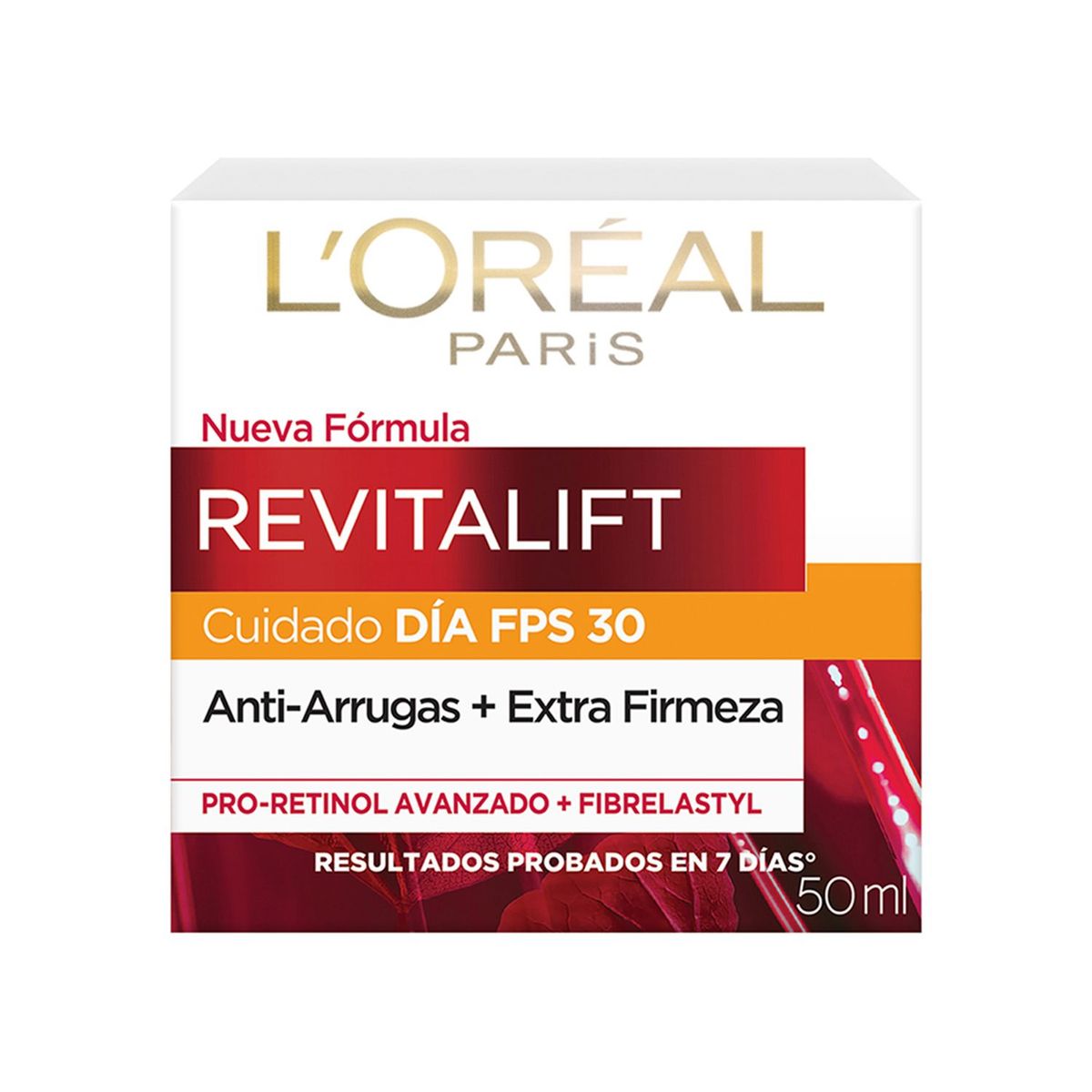 LOREAL PARIS - Hidratante facial Crema Antiarruga Clásica FPS Loreal Paris para Todo tipo de piel 50 ml 