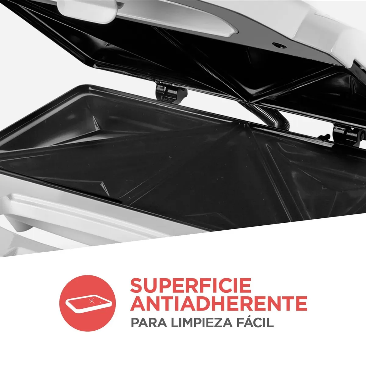 BLACK+DECKER - Sandwichera BLACK+DECKER para 2 Porciones, SM1000W