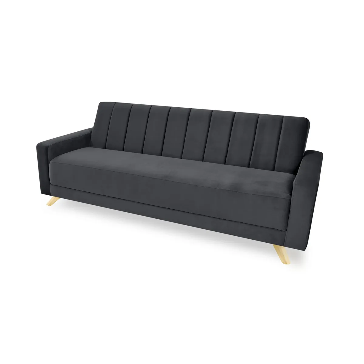 MICA - Sofá Cama Dakar 3 Puestos en Tela 206 x 90 x 80 cm  Mica 