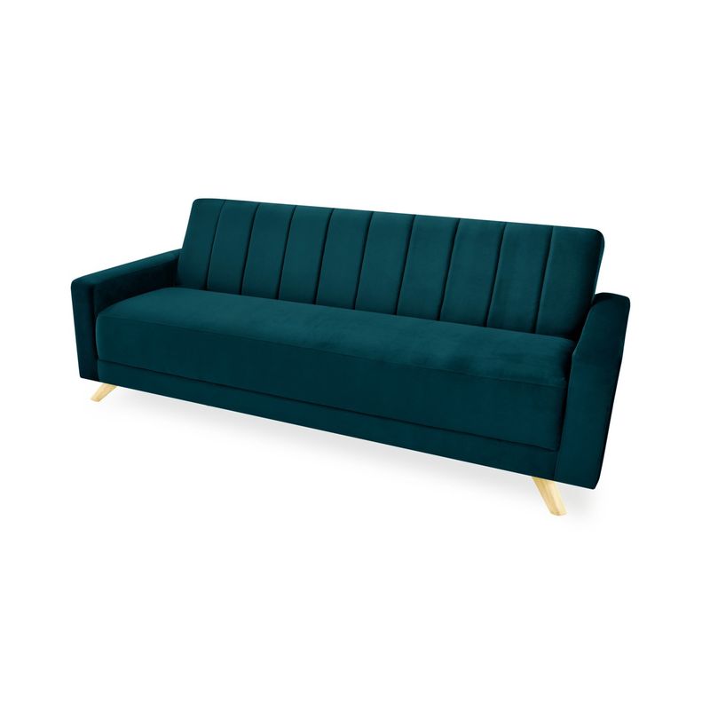 MICA - Sofá Cama Dakar 3 Puestos en Tela 206 x 90 x 80 cm  Mica 