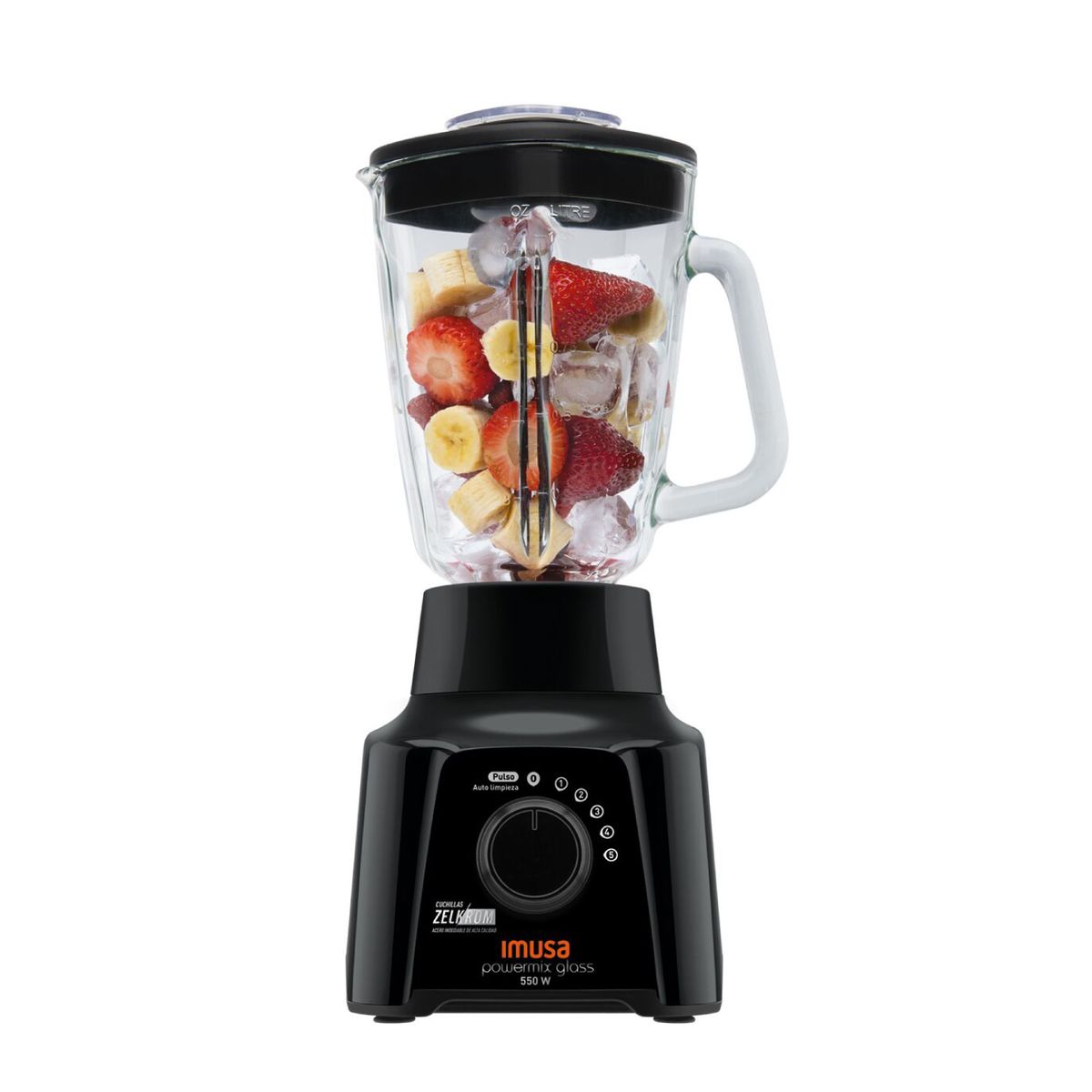 IMUSA - Licuadora Imusa PowerMix Plus 5 Velocidades 550 W