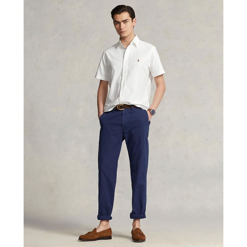 POLO RALPH LAUREN - Camisa Hombre Manga corta de Algodón Custom Fit Polo Ralph Lauren