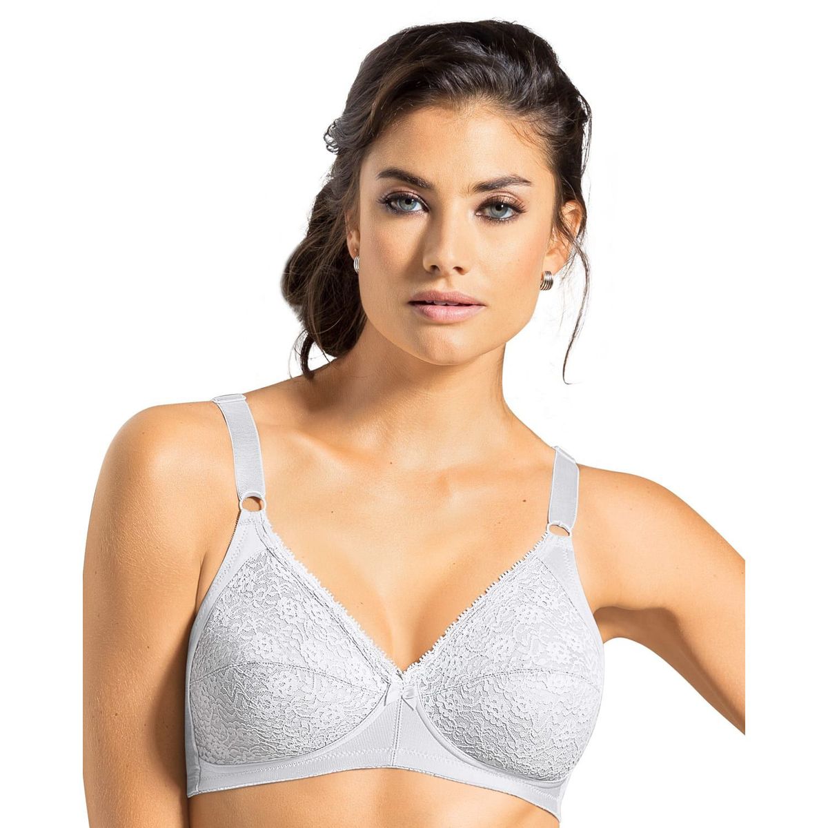 LEONISA - Brasier con Encaje Sin copa Sin varilla Leonisa