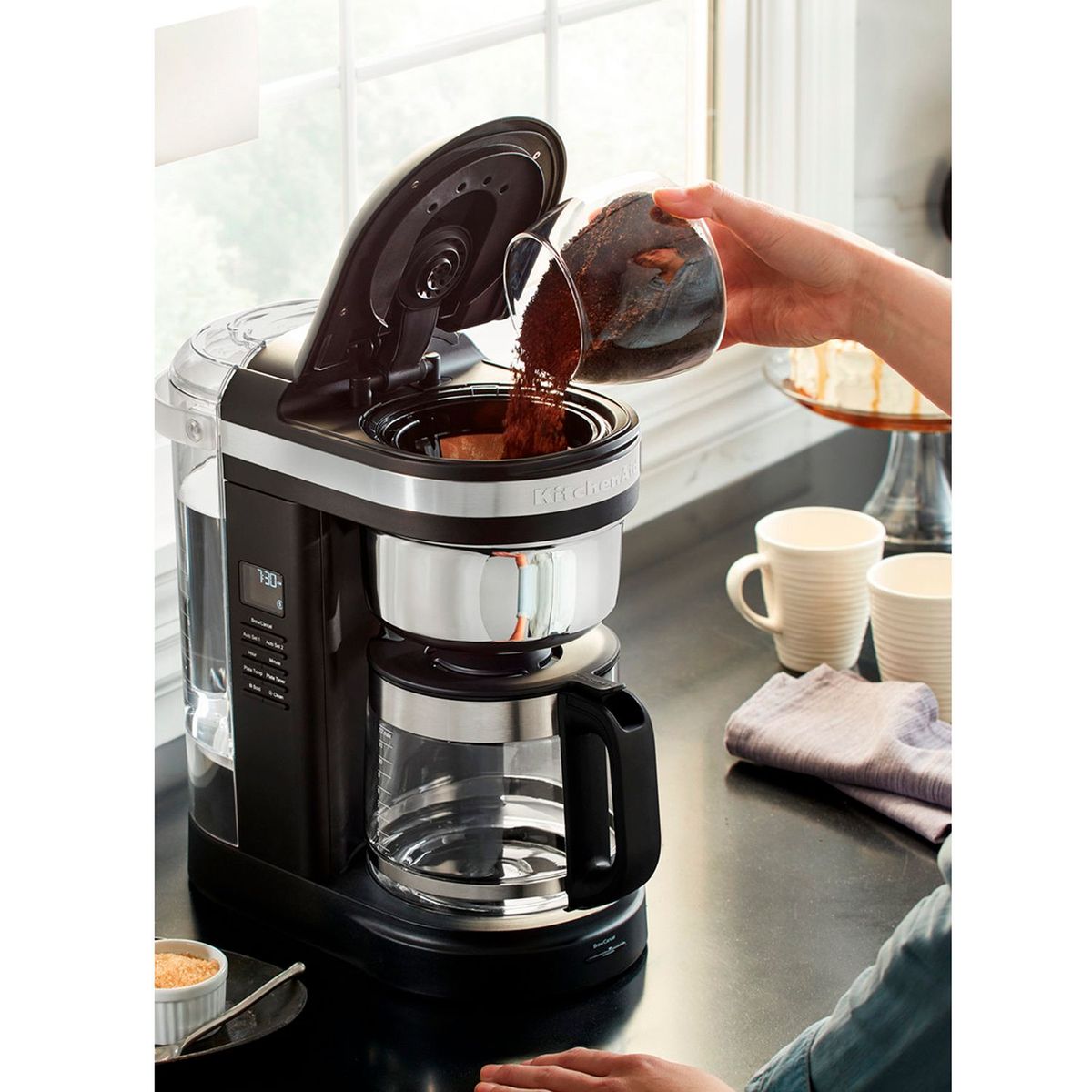 KITCHENAID - Cafetera con Filtro KitchenAid 12 Tazas con Encendido Programable