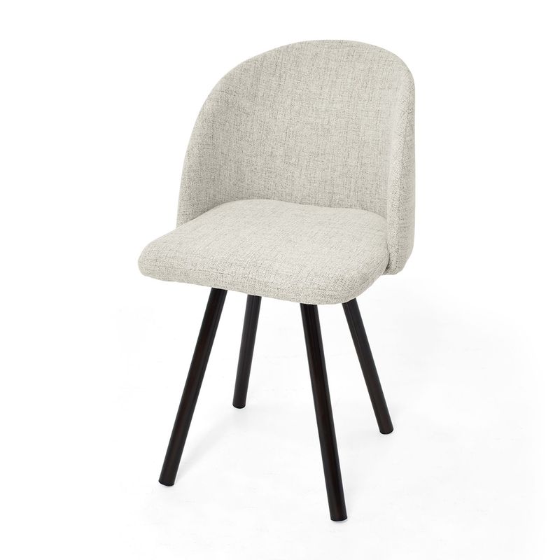 MICA - Silla de Comedor Moderna en Tela Bakú 83 x 53 x 49 cm Mica