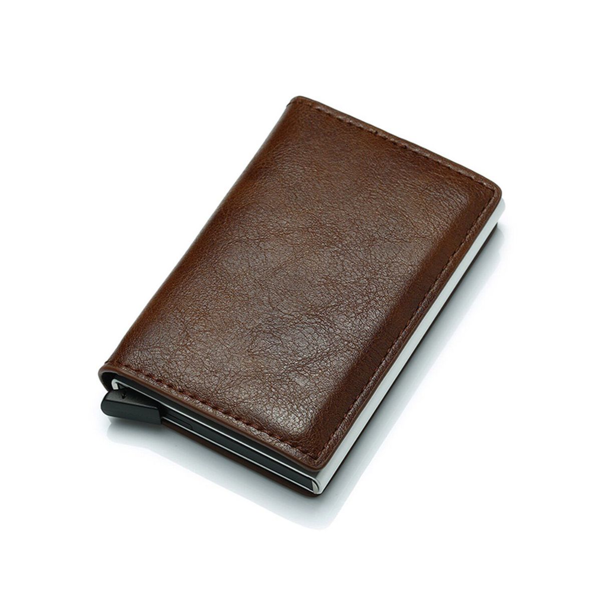 UBMD - Billetera Ecocuero Aluminio Hombre Bloqueo Rfid