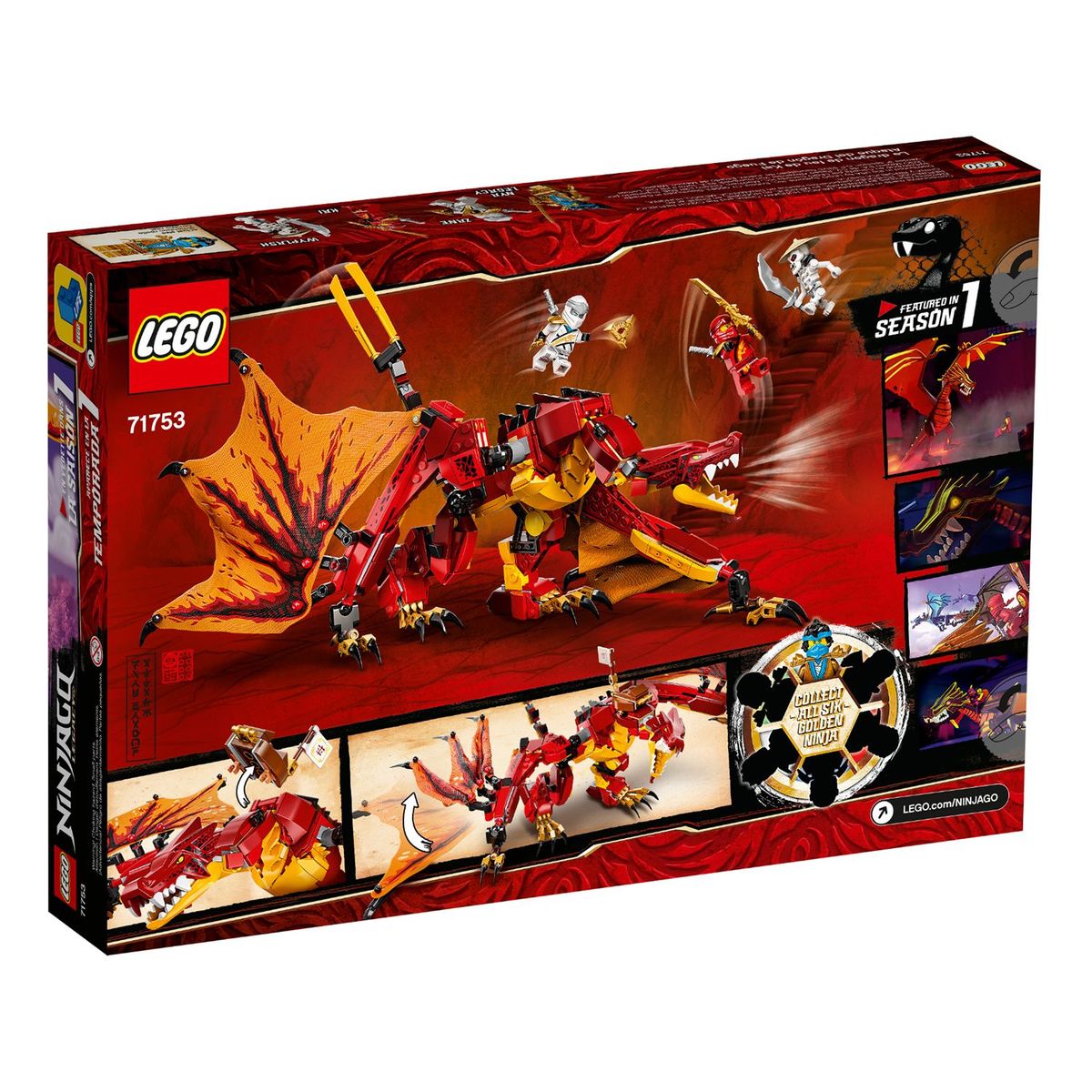 LEGO - Armable Lego Ninjago Legacy: Ataque del Dragón de Fuego