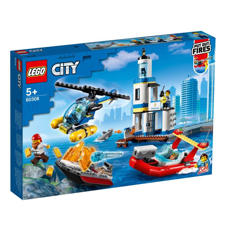 LEGO - Armable Lego City: Policías y Bomberos: Misión en la Costa