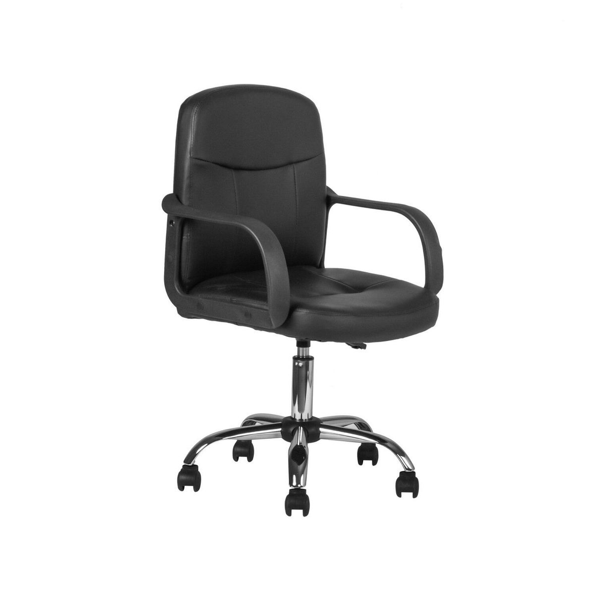MUEBLES MOLTI - Silla De Oficina  Ergonómica En Cuerina Meadan