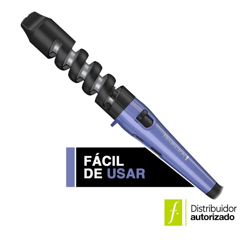 REMINGTON - Rizador de pelo Remington 2 en 1, Morado