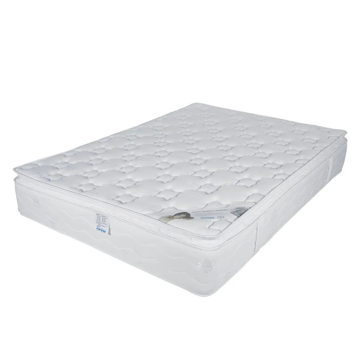 COLCHONES PARAISO - Colchón Queen Col Sand Kne 180 x 190 cm 