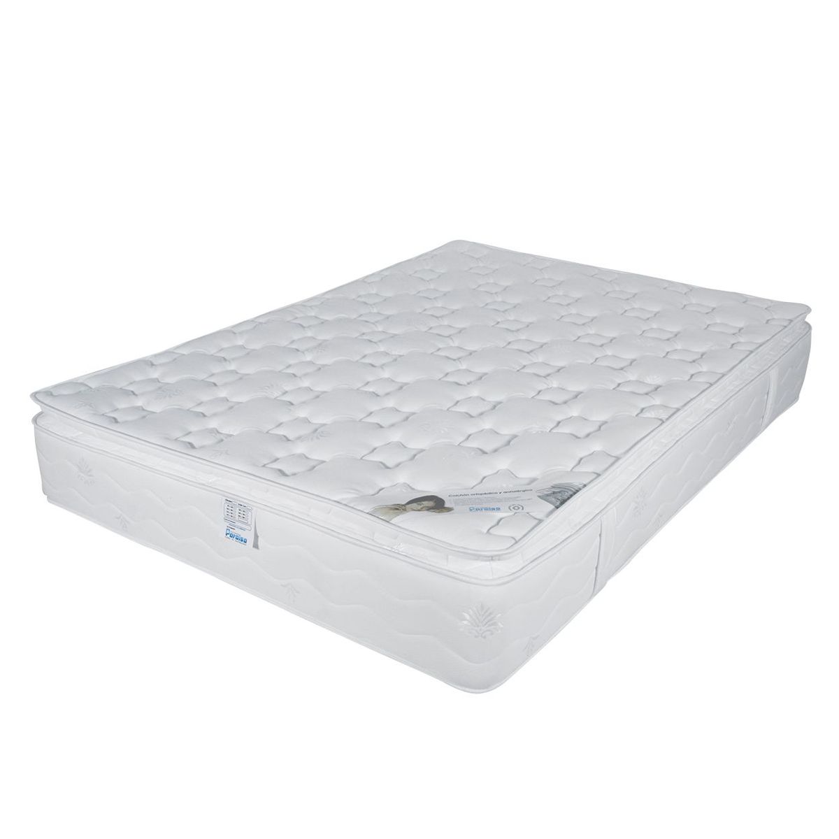 COLCHONES PARAISO - Colchón Queen Col Sand Kne 180 x 190 cm 