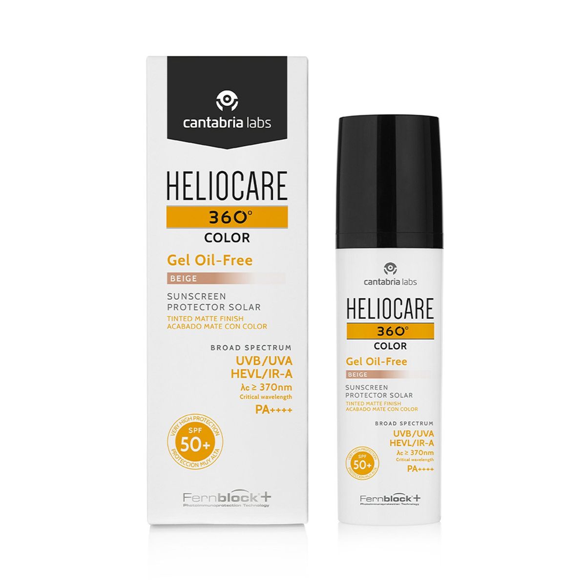 HELIOCARE - Bloqueador Solar 360 Color Gel Oil Free Heliocare para Piel Mixta 50 ml
