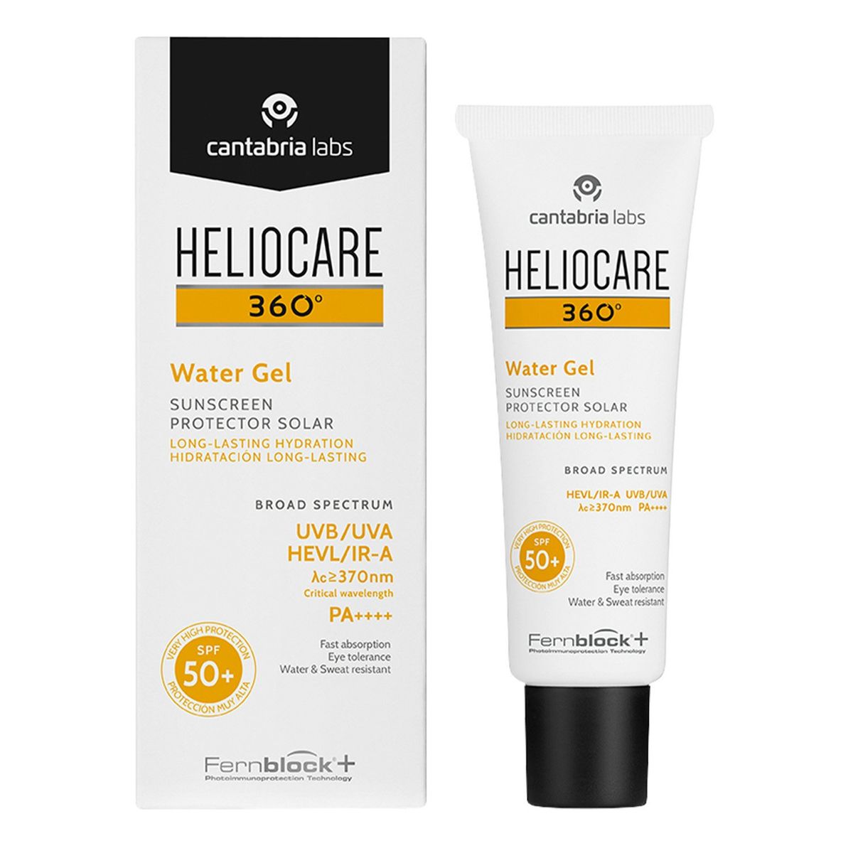 HELIOCARE - Bloqueador Solar 360 Water Gel Heliocare para Todo tipo de piel 50 ml